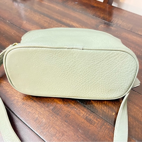 Vintage COACH Green Natural Grain Double Zip Satchel 4914, Used Good Condition - Picture 6 of 13